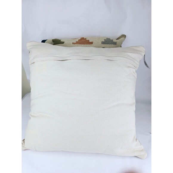 2 Rizzy Home Throw Pillows, Size 22 x 22 Bohemian Style, Toss Pillow - Picture 2 of 4